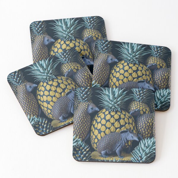Item preview, The Endless Dance: Armadillos and Pineapples in Hypnotic Harmony designed and sold by AmazingLab.