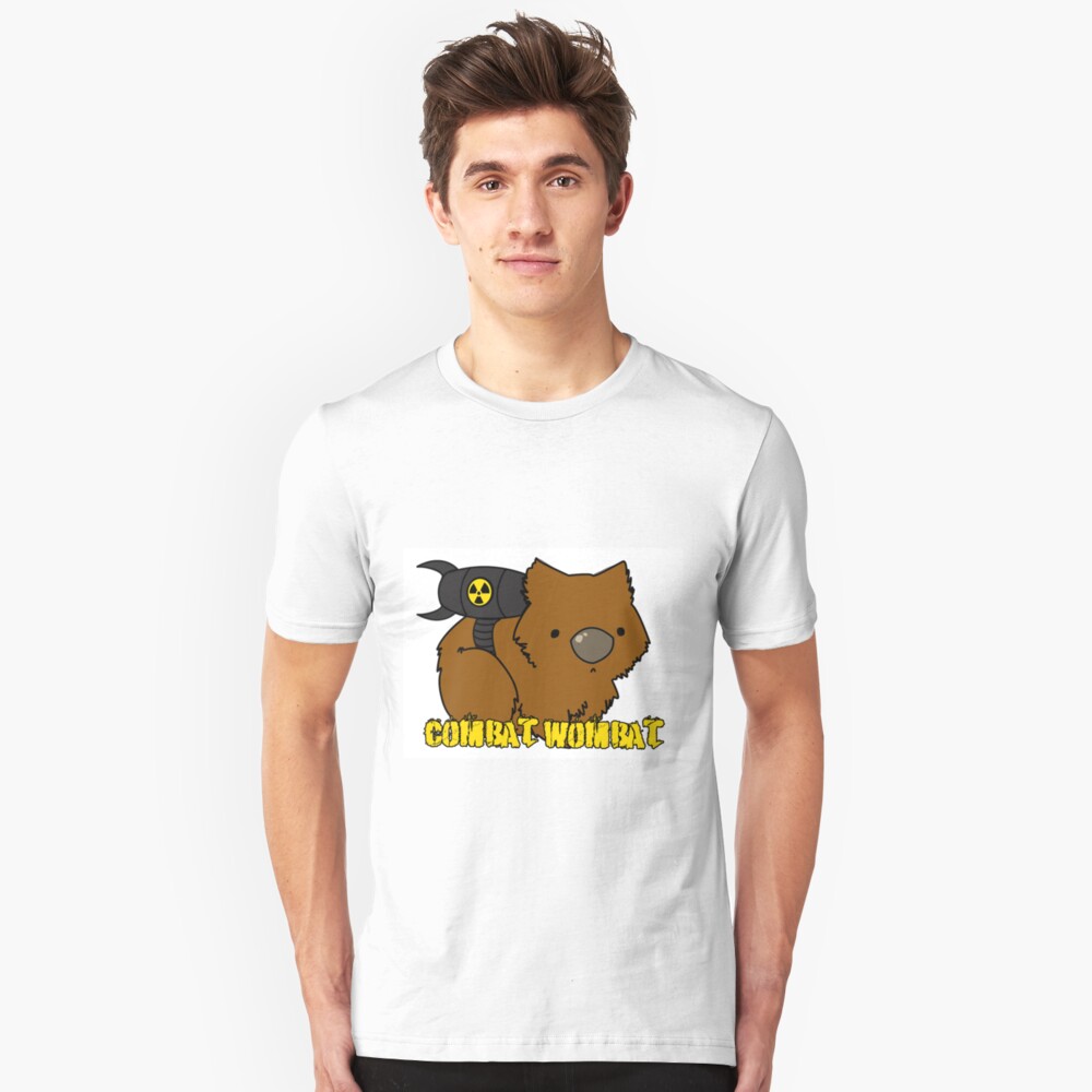 combat wombat t shirt