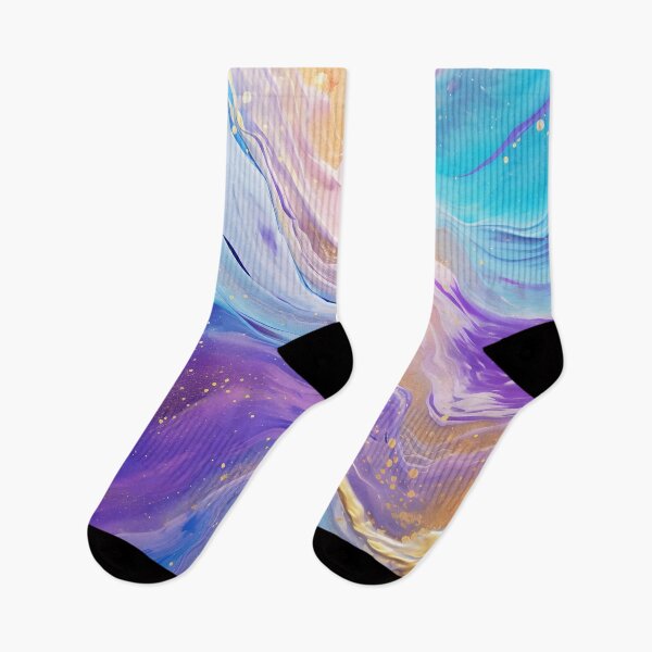 Item preview, Colorful glitter rainbow fluid brushstrokes designed and sold by UnaWu533.