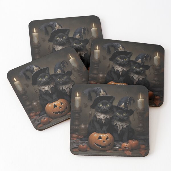Item preview, Black Cat Brother with Halloween Costumes designed and sold by BDMeow.