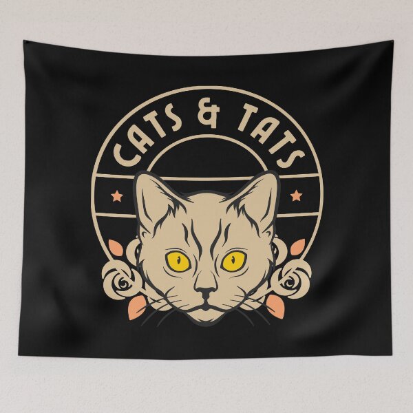 Item preview, Cats and Tats - Funny Cat Tattoo designed and sold by fashion-label.