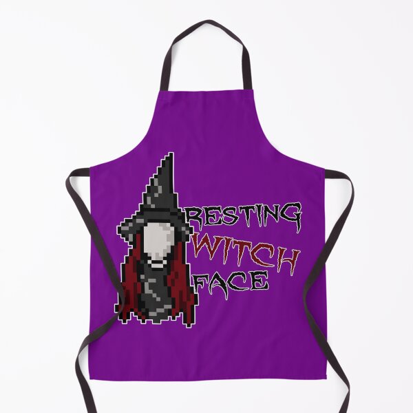 Item preview, Resting Witch Face - Pixel Text Design designed and sold by Fun Funky Designs.