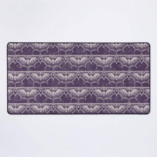 Item preview, Bat Lace Trim - Plum designed and sold by appleyards.