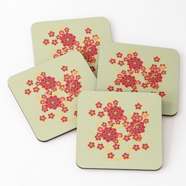 Item preview, Crimson Blossoms: Embrace the Beauty of Red Sakura designed and sold by Sirakan.