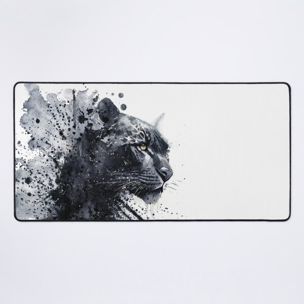 Item preview, Panther watercolor painting designed and sold by Kostart.
