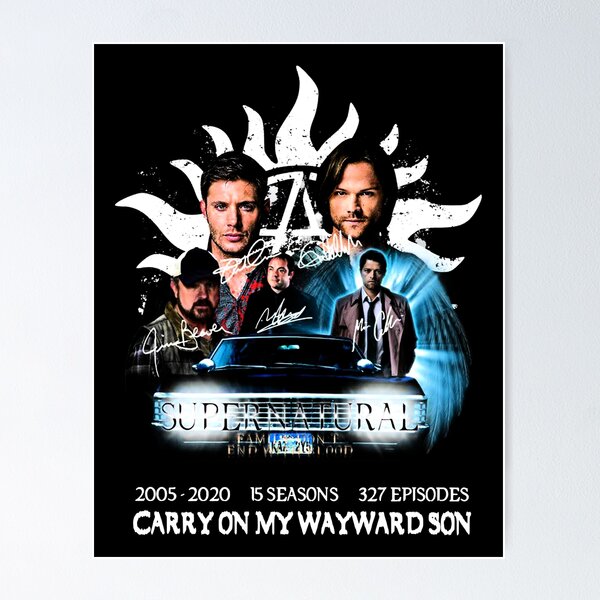 Supernatural Season 15 promo shot merchandise Poster for Sale by