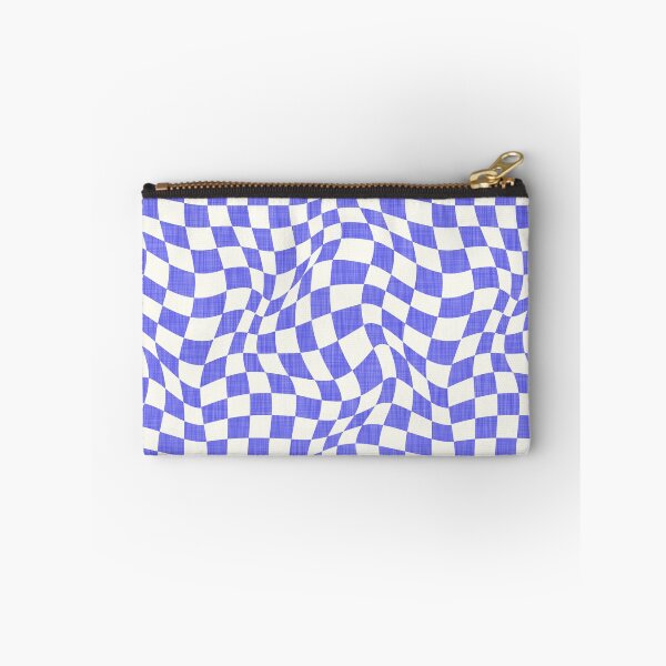 Item preview, Warped Check - Hera Blue designed and sold by appleyards.