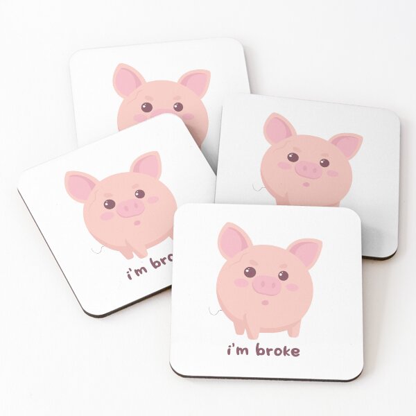 Item preview, Piggy Pig piggy bank broke designed and sold by RunSumErrands.