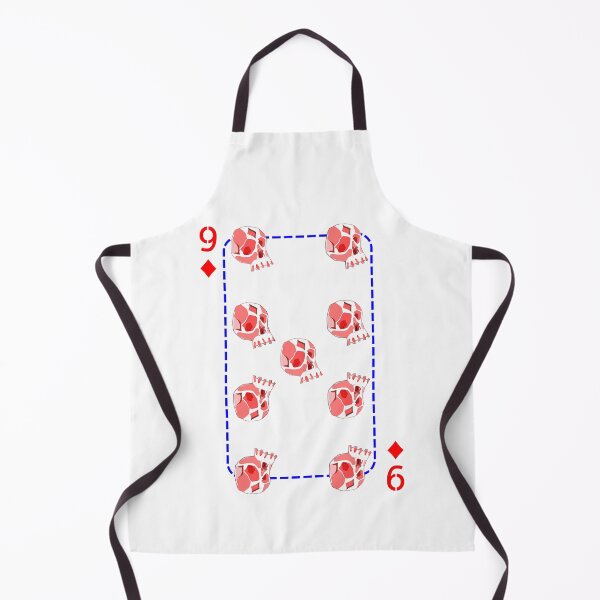 Item preview, 9 of diamonds, lucky number 9 designed and sold by Whimsy Trail Co.