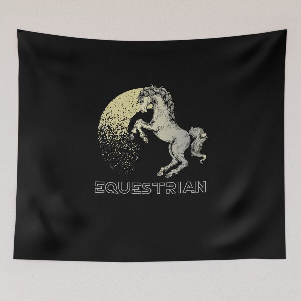 Item preview, Catching Air - Equestrian Showjumping premium T-shirts designed and sold by Rodayna Elnaggar.