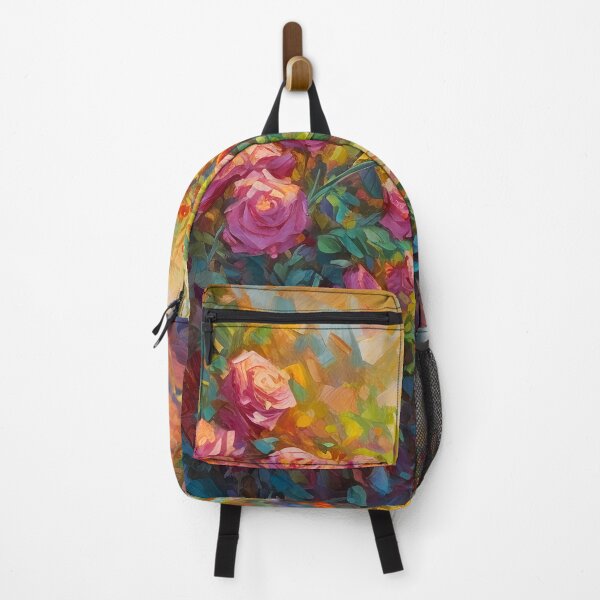 Item preview, Rose Garden - impressionism painting 3 designed and sold by Red Witch Art.
