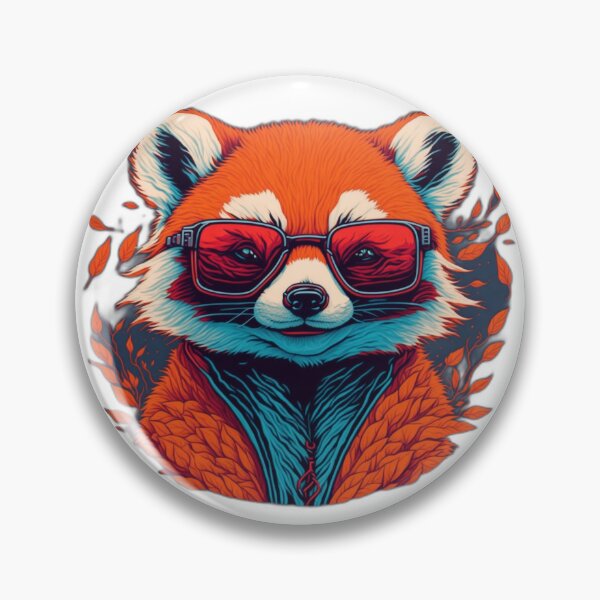 Item preview, The Boss Red Panda designed and sold by MindMapDesign.