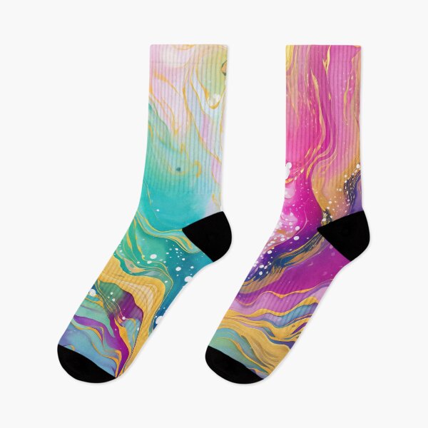 Item preview, Colorful glitter rainbow fluid brushstrokes 23 designed and sold by UnaWu533.