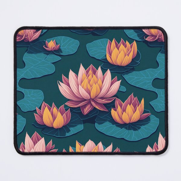 Item preview, Vibrant Lotus Flowers In The Pond designed and sold by MindMapDesign.