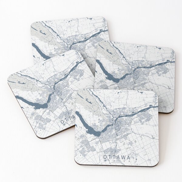 Item preview, Ottawa City Map of Ontario, Canada - Coastal designed and sold by deMAP.