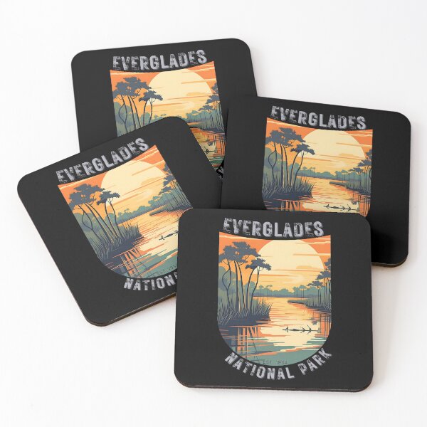 Item preview, Everglades National Park Mangrove Forest Florida Art Deco designed and sold by Doctrine-Design.