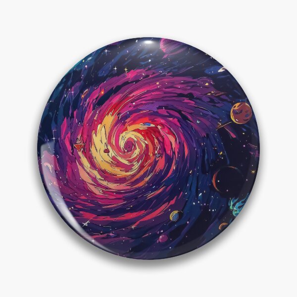 Item preview, Colorful anime retro stars space planets galaxy seamless pattern  designed and sold by TomFrontierArt.
