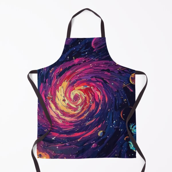 Item preview, Colorful anime retro stars space planets galaxy seamless pattern  designed and sold by TomFrontierArt.