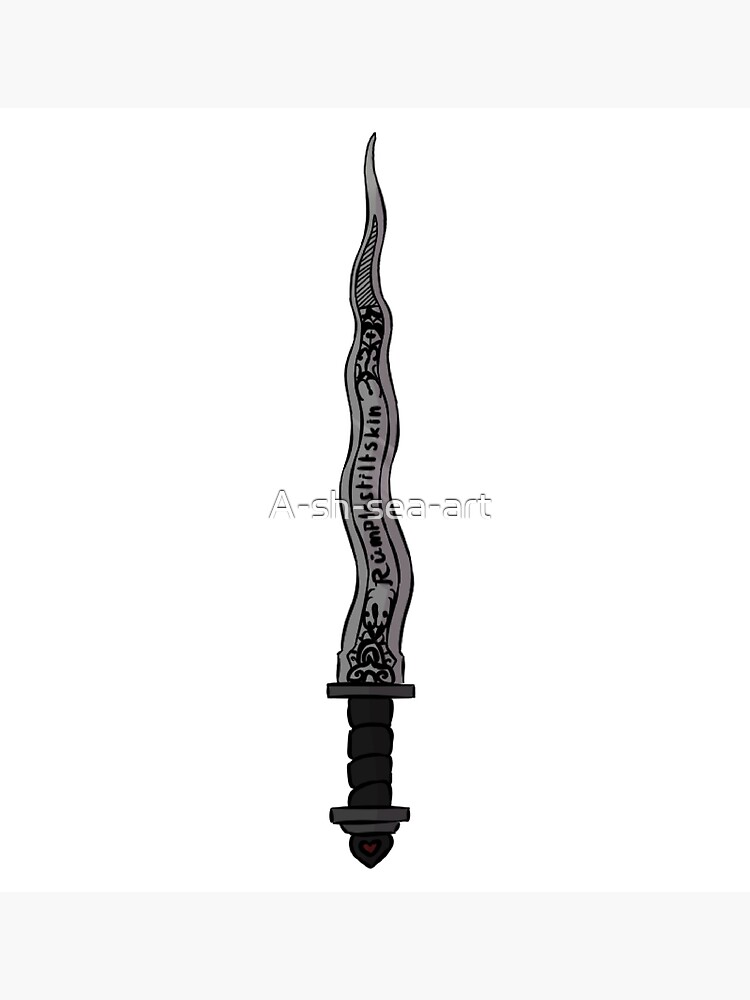 "Rumpelstiltskin's dagger" Poster by Ashseaart Redbubble