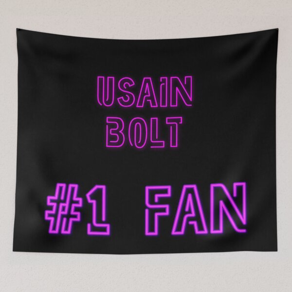 Item preview, Usain Bolt - #1 fan designed and sold by 2Girls1Shirt.