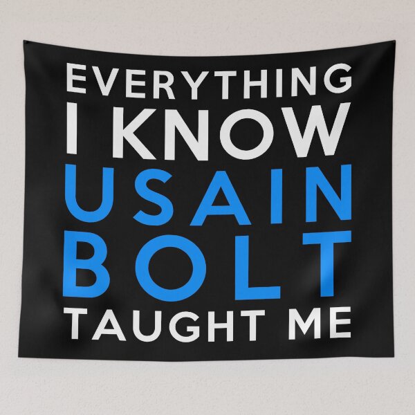 Item preview, Usain Bolt - Everything i know designed and sold by 2Girls1Shirt.
