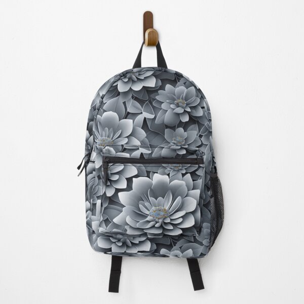 Item preview, grey gradient combined with flower pattern designed and sold by kiyaansh16.