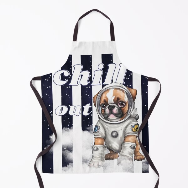 Item preview, Chill Out - Boxer Astronaut, rest and relaxation. Relax and calm. Calm down, chill out. Funny Spacedog designed and sold by PupilLove.