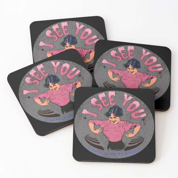 Item preview, I see you Chaff and redirect, vintage lady, Interrogator designed and sold by BeebopGraphics.