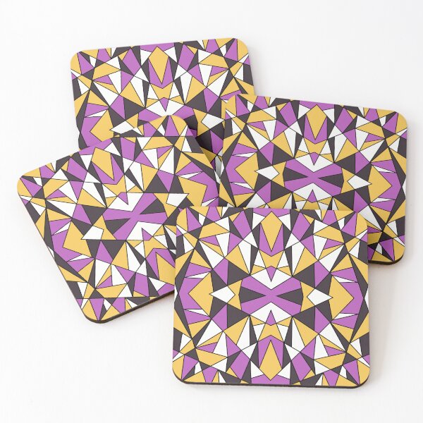 Item preview, Nonbinary Pride Geometric Art Pattern designed and sold by NinniShop.