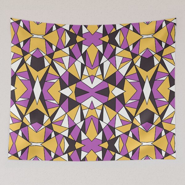Item preview, Nonbinary Pride Geometric Art Pattern designed and sold by NinniShop.