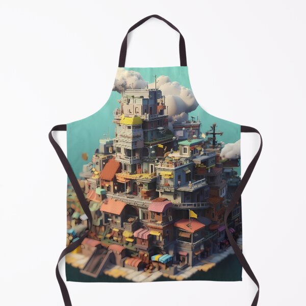 Item preview, Isometric 3D Brazil Favela Illustration Design designed and sold by Neo-Night.