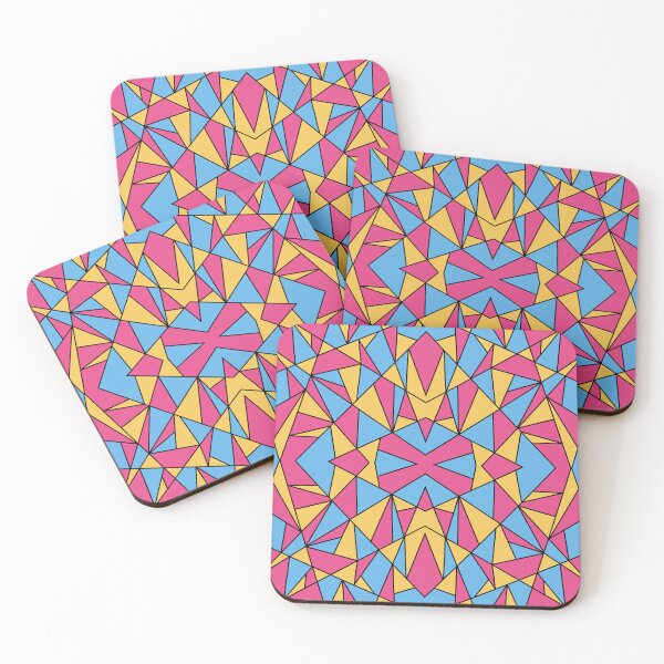 Item preview, Pansexual Pride Geometric Art Pattern designed and sold by NinniShop.