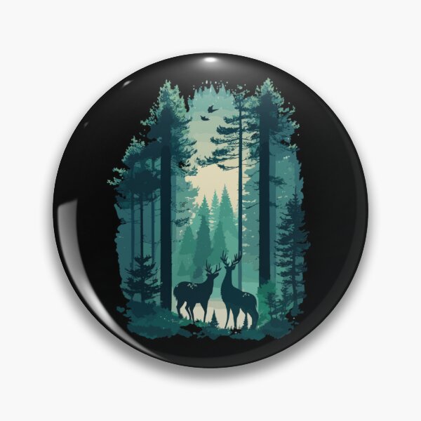 Artikelvorschau, Fantasiewaldlandschaft mit Hirschen entworfen und verkauft von 4youwithlove2.