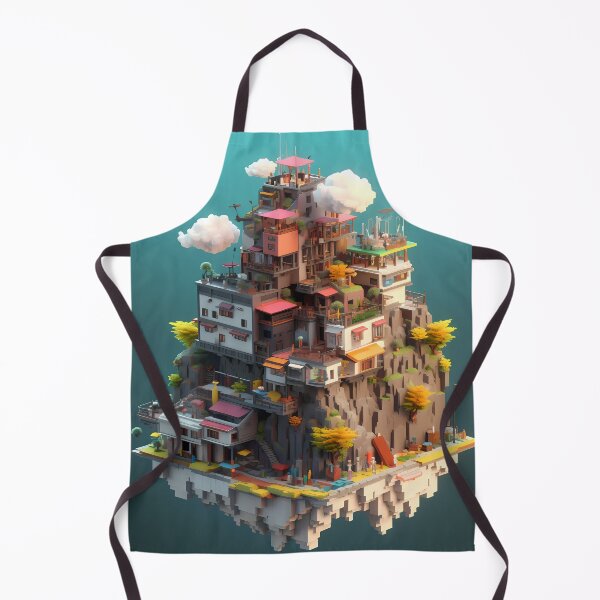 Item preview, Isometric 3D Brazil Favela Illustration Design designed and sold by Neo-Night.