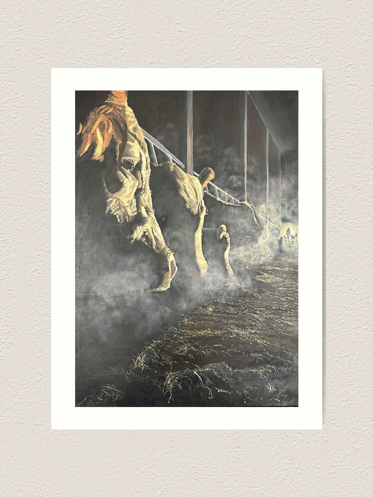 Thumbnail 1 of 3, Art Print, The Farmer designed and sold by EuniceWilkie.
