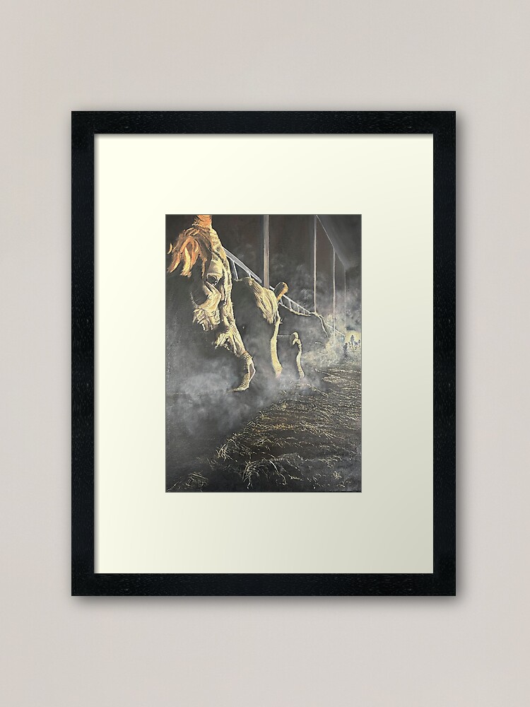 Thumbnail 1 of 7, Framed Art Print, The Farmer designed and sold by EuniceWilkie.