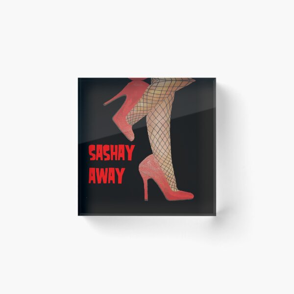 Item preview, Sashay Away Ostentatious Red Stiletto Drag Artist Quote designed and sold by taiche.