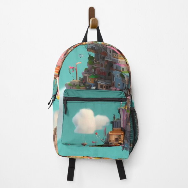 Item preview, Isometric 3D City In The Air Ghibli Studio Illustration Design designed and sold by Neo-Night.