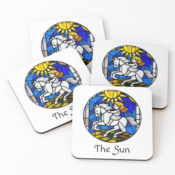 Item preview, Major Arcana The Sun - Stained Glass Design for T-shirt, stickers and other accessories designed and sold by Pixel Waite.