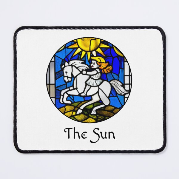 Item preview, Major Arcana The Sun - Stained Glass Design for T-shirt, stickers and other accessories designed and sold by Pixel Waite.