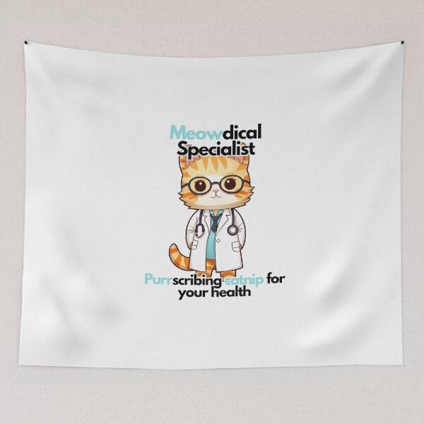 Item preview, Dr. Tabby Tendertouch the Medical Specialist (with text) designed and sold by PinotTeez.