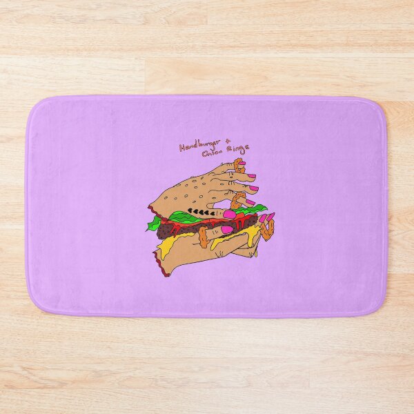Item preview, Handburger & Onion rings designed and sold by MickeyLaLa.
