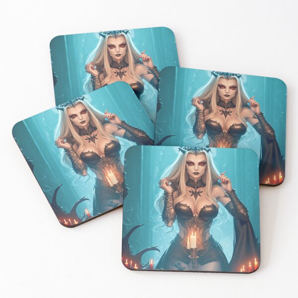 Artikelvorschau, A beautiful Demon girl in fantasy Gothic armor entworfen und verkauft von Vintage Designs +.