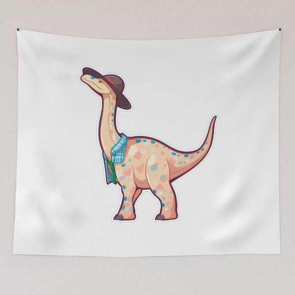 Item preview, Curious Diplodocus - Embark on an Adventure with a Playful Dinosaur designed and sold by PaintbrushPlace.