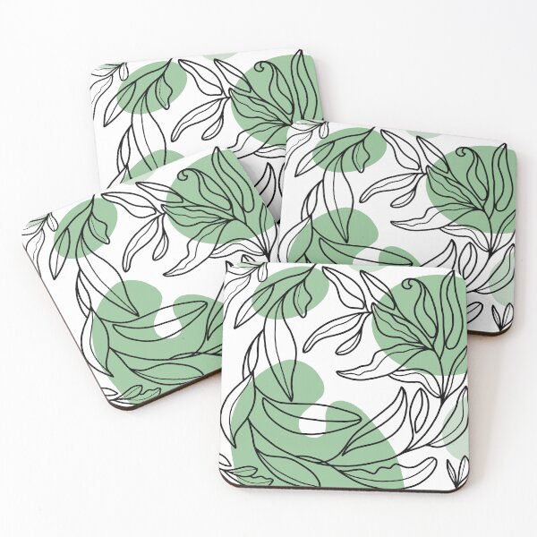 Item preview, Gum leaves in Green designed and sold by Kattscreative.
