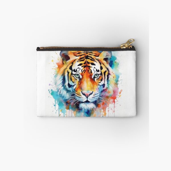Item preview, a majestic tiger portrait in watercolor designed and sold by farizhilmi.