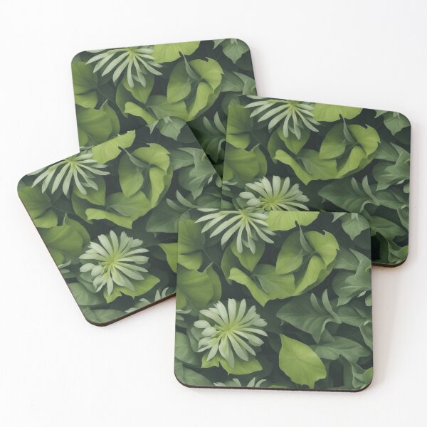 Item preview, Green Botanical Floral Pattern designed and sold by RossWilson12.