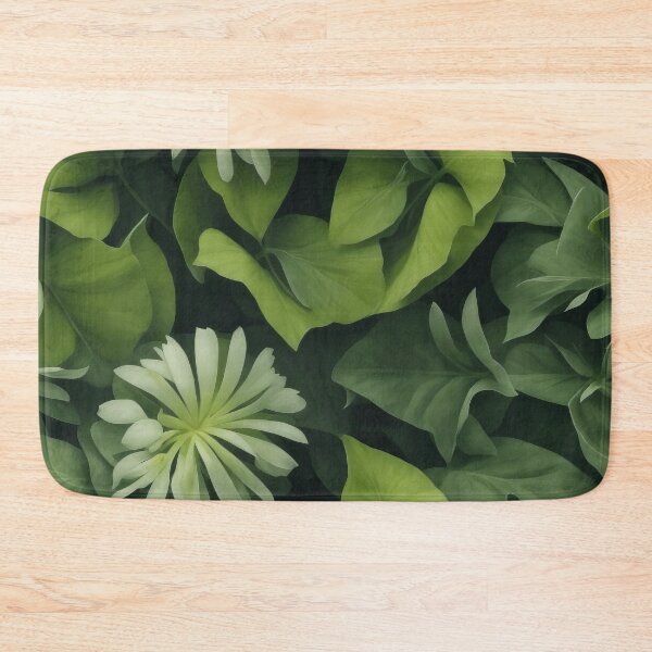 Item preview, Green Botanical Floral Pattern designed and sold by RossWilson12.