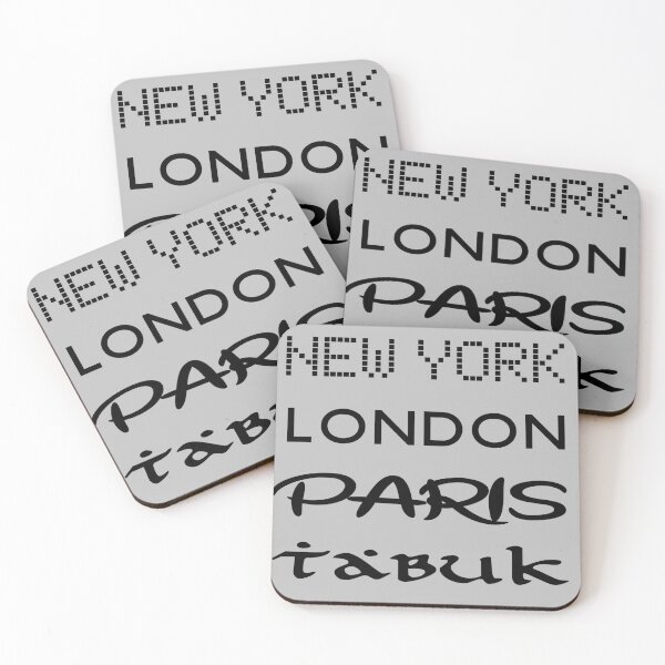 Item preview, New York, London, Paris, Tabuk! designed and sold by Twenty Twenty Visions.