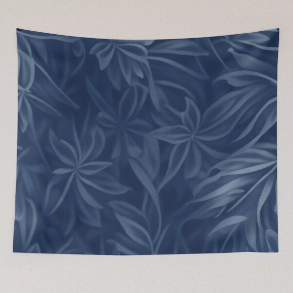Item preview, Blue Botanical Floral Pattern designed and sold by RossWilson12.